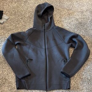 Nike Gray High Collar Performance Jacket, size M, TALL